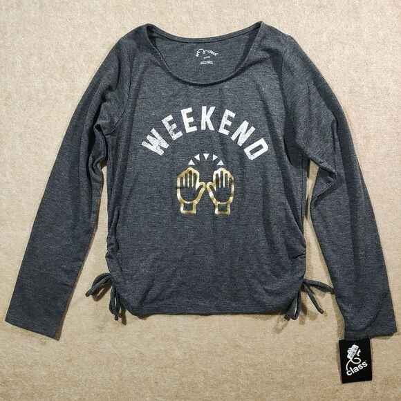 Art Class Gray Weekend Long Sleeve Shirt -I - Picture 1 of 3